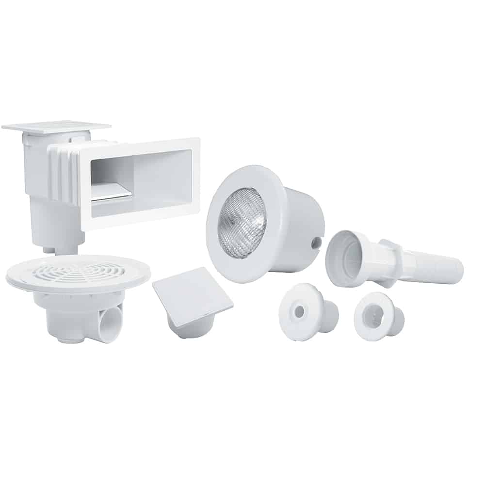 Kit Pièces A Sceller Piscine Enterrée 7x3 - Béton (peinture, Carrelage)