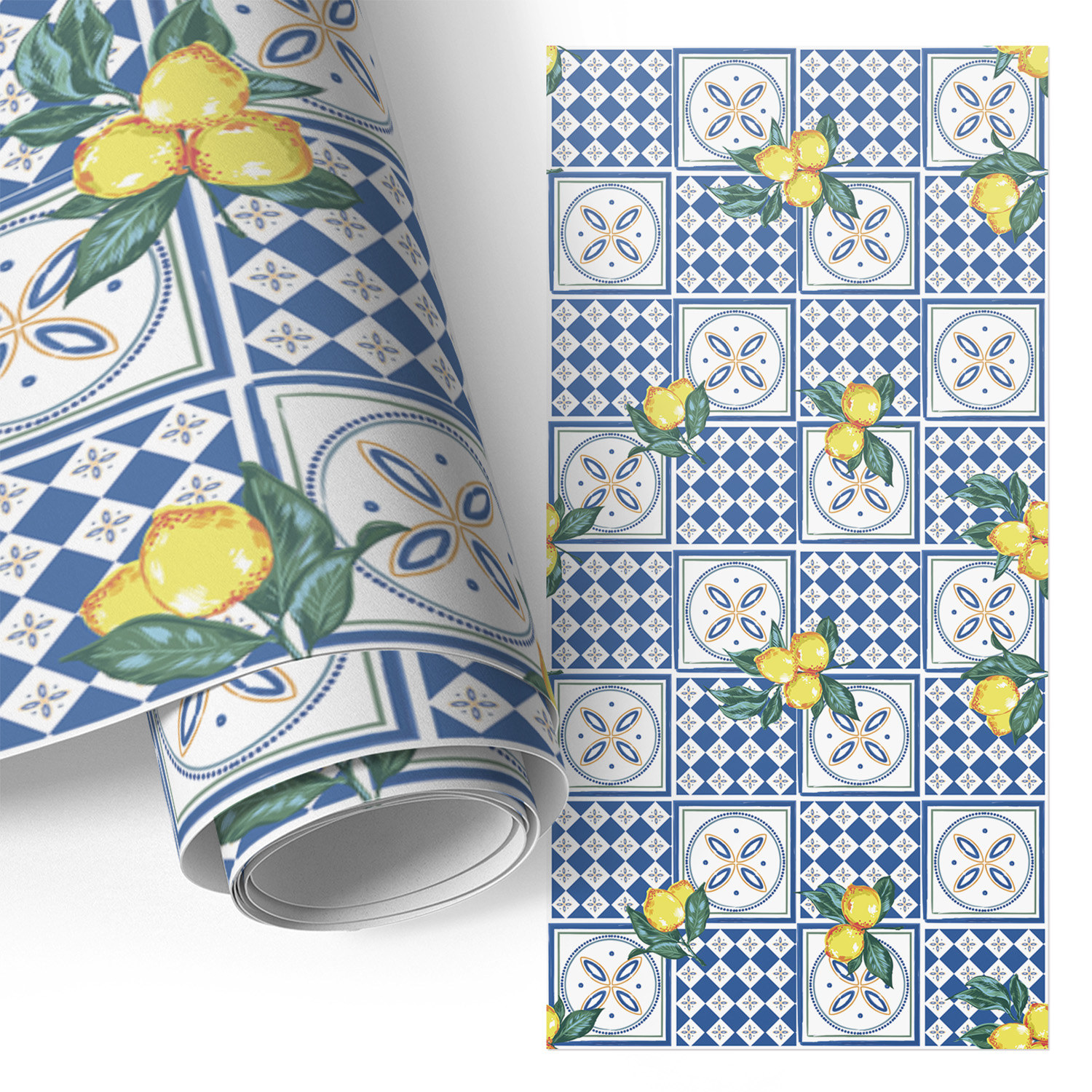 Film Adhésif - Adhésif Décoratif - Pour Meubles - Relookez Vos Meubles Et Votre Cuisine Facilement Motifs Citron 50x100 Cm