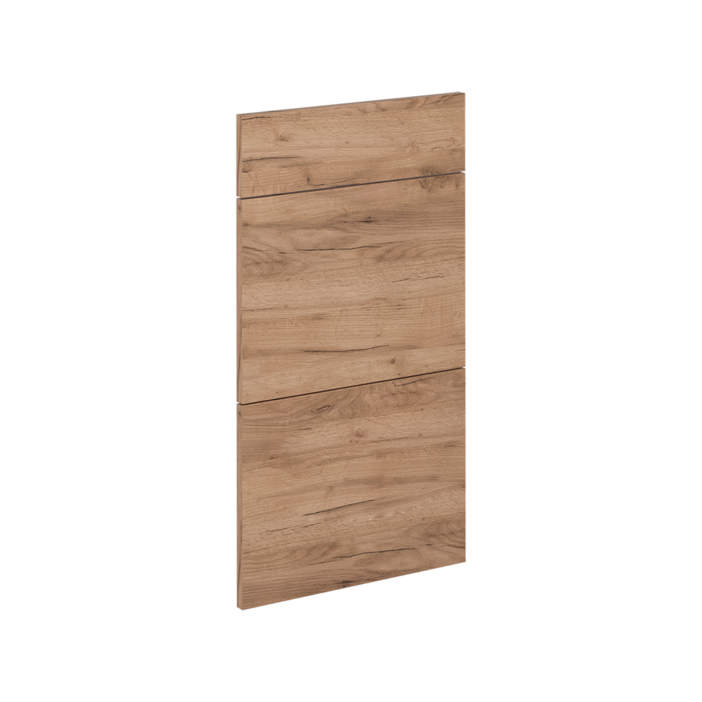 Façade De Cuisine R-line, Chêne De Force Doré, 39.6x70.4cm Façade De Meuble Pour Meuble Bas À Tiroirs, Vicco