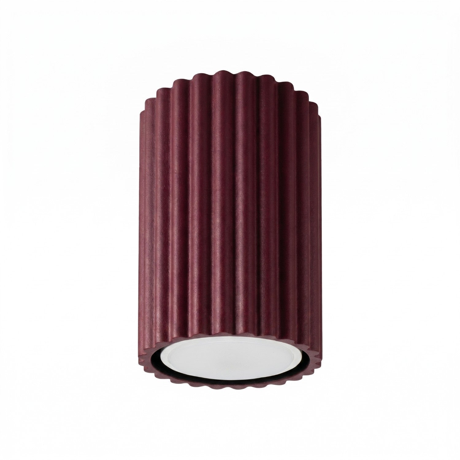 Spot De Plafond Rond Rainuré Bordeaux 1xgu10 10 W Karbon Sollux Lighting