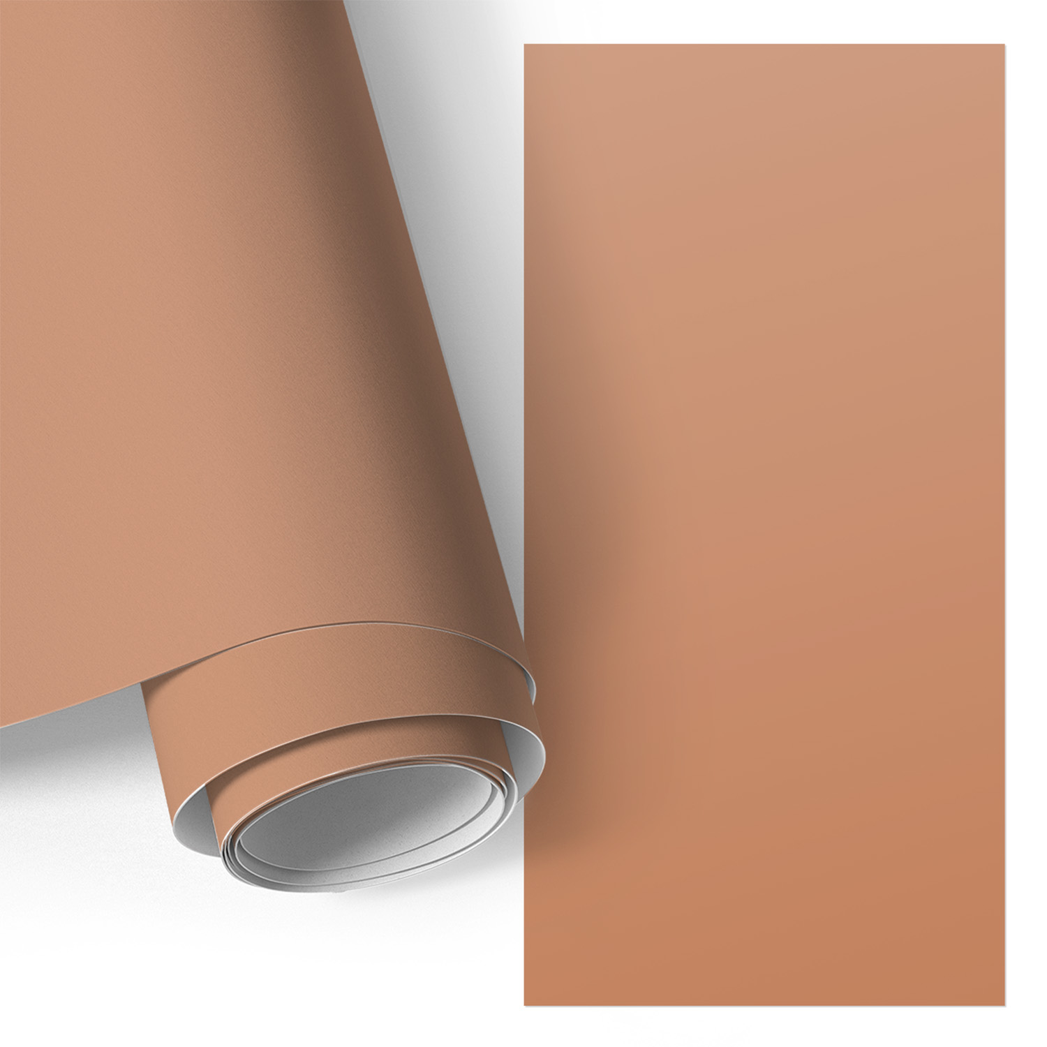Film Adhesif Autocollant - Design Moderne - Imperméable - Pour Cuisine - Pour Plans De Travail Orange Terne 50x100 Cm