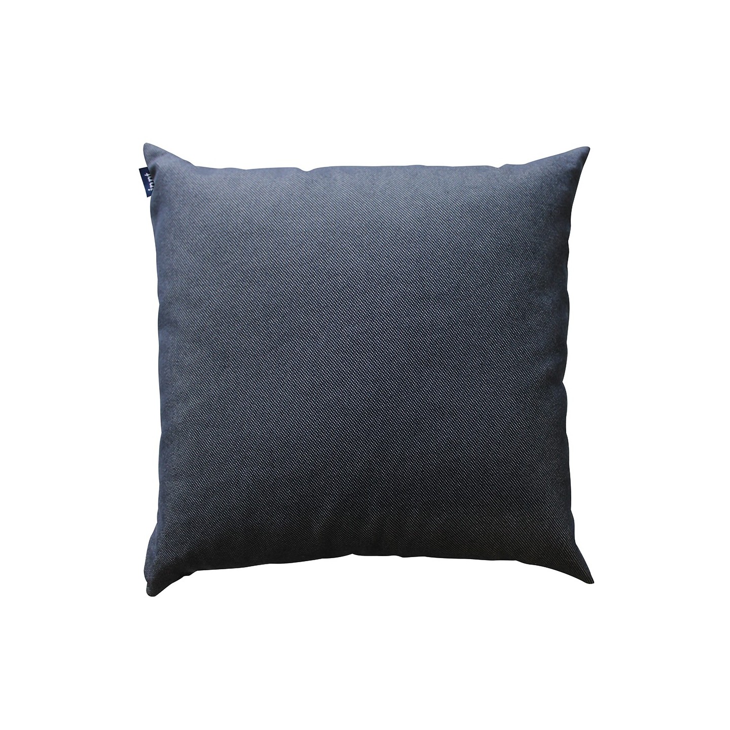Coussin En Coton Recyclé Bleu Marine 50 X 50 Cm