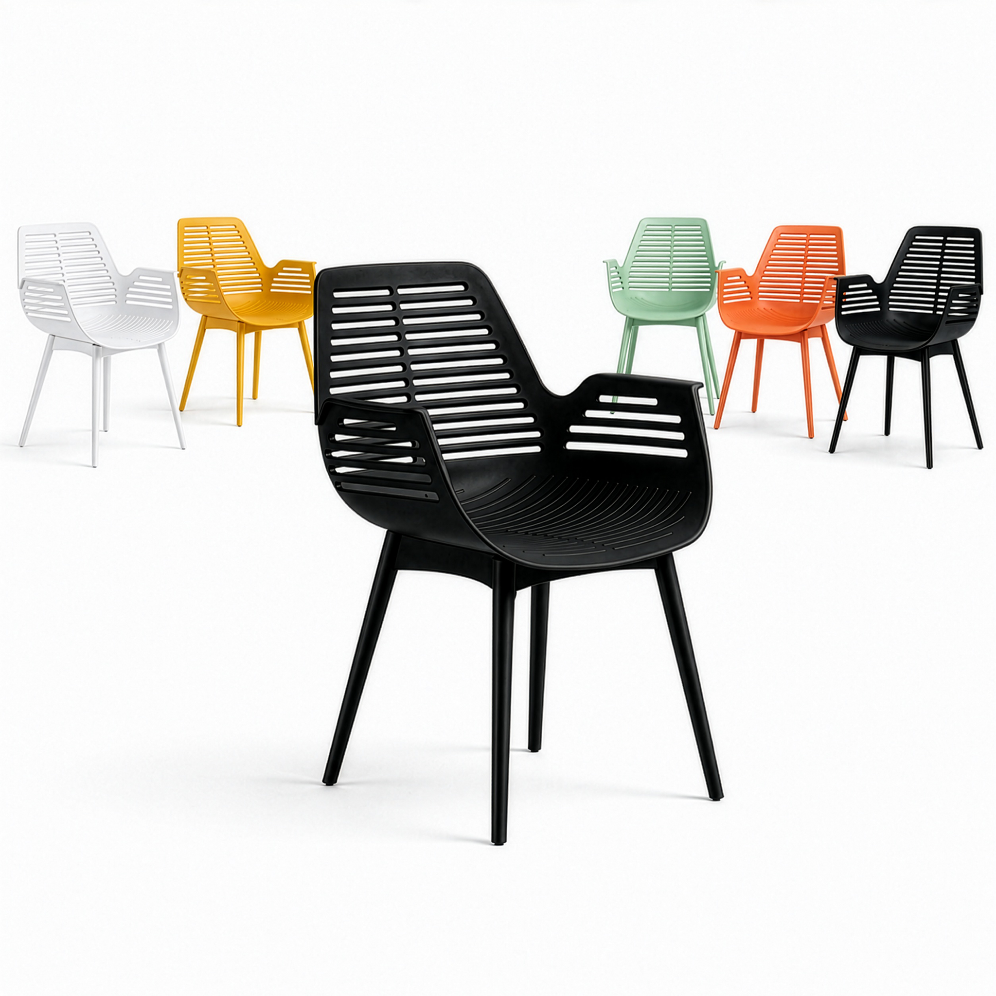 Chaise De Jardin Mayfield Noir 1 Chaise
