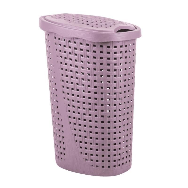 Corbeille À Linge - 43 L - Lavande - Livraison Gratuite