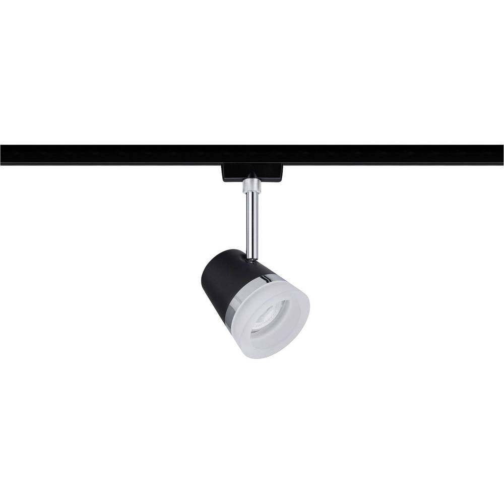 Luminaire Sur Rail Haute Tension Urail Gu10 Noir (mat), Chrome - Paulmann