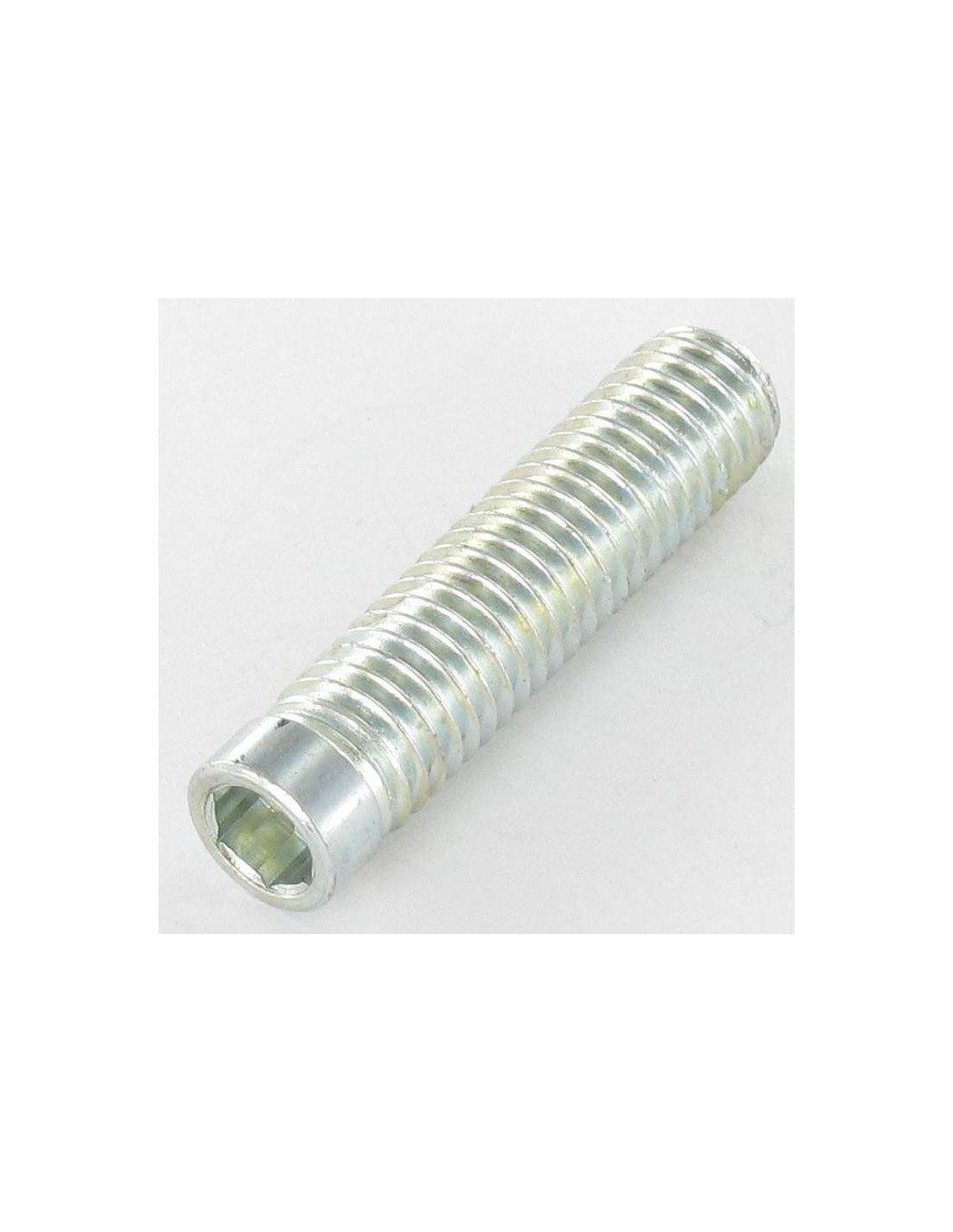Vis Métaux Acier Zingué Blanc Sans Tête M8x35 Filetée Sur 30 Bout Plat Clé De 5 Hc5-1 Pièce