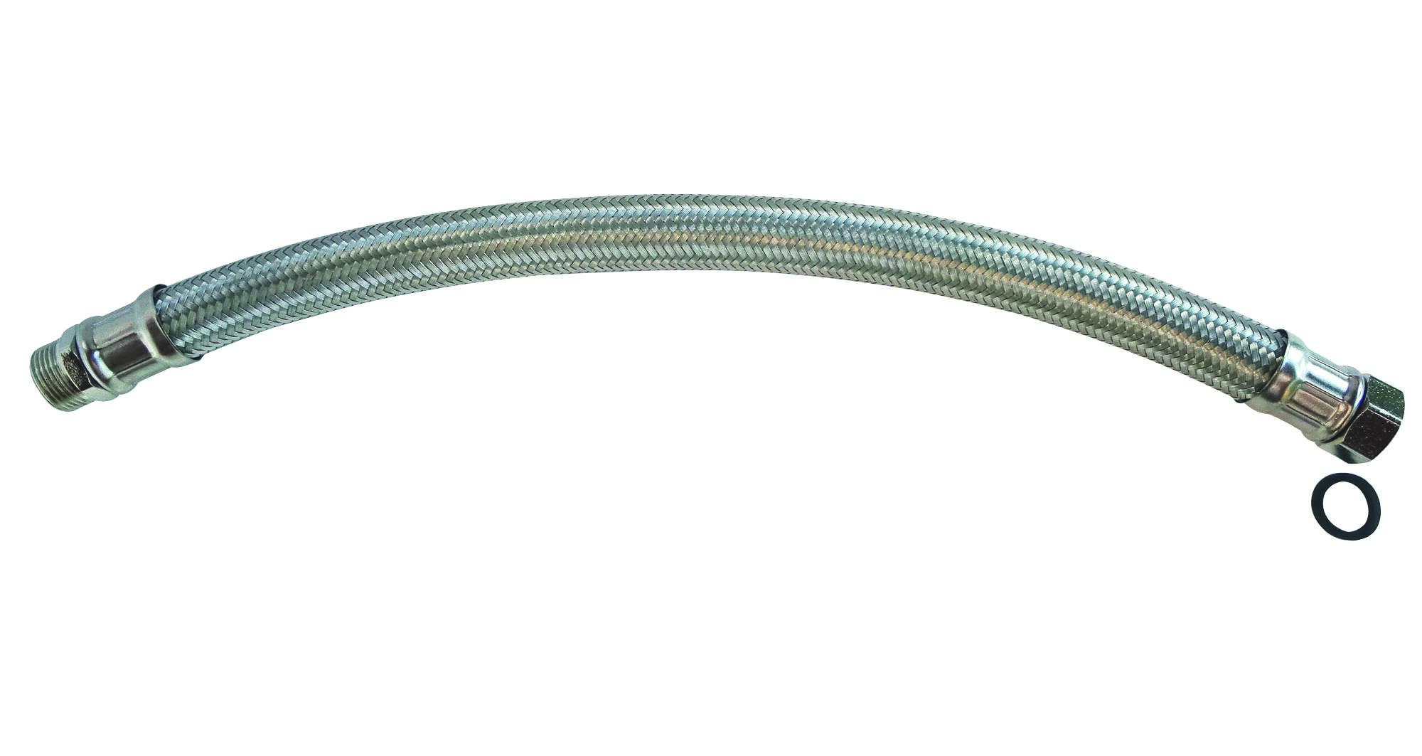 Flexible Chauffage 1 Écrou Tournant 3/4' - 1 Raccord Mâle 3/4' - 700 Mm