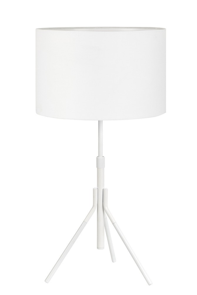 Sling - Lampe De Table D'Intérieur À 1 Lumière Blanche Avec Abat-jour Cylindrique, E27 - Markslojd