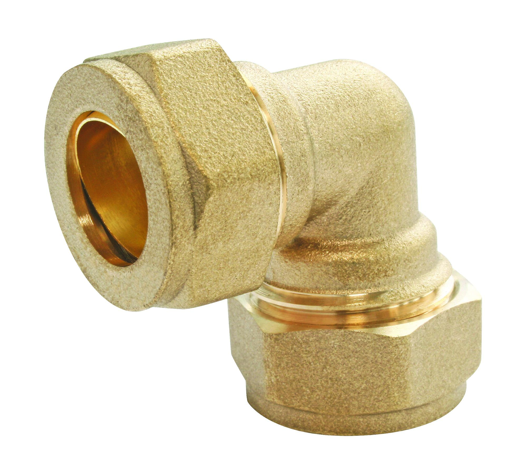 Ayor - Coude 90° Égal À Compression Laiton, Pour Tube Cuivre Ø12