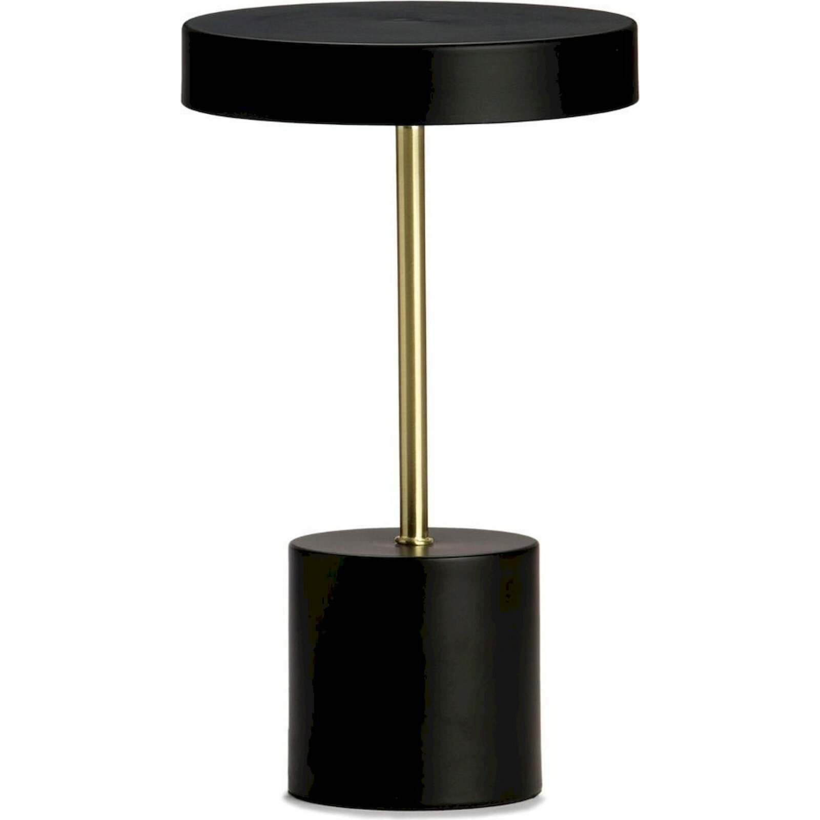 Lampe De Table Design Industriel Métal Noir Élégante - Noir Mat Et Doré