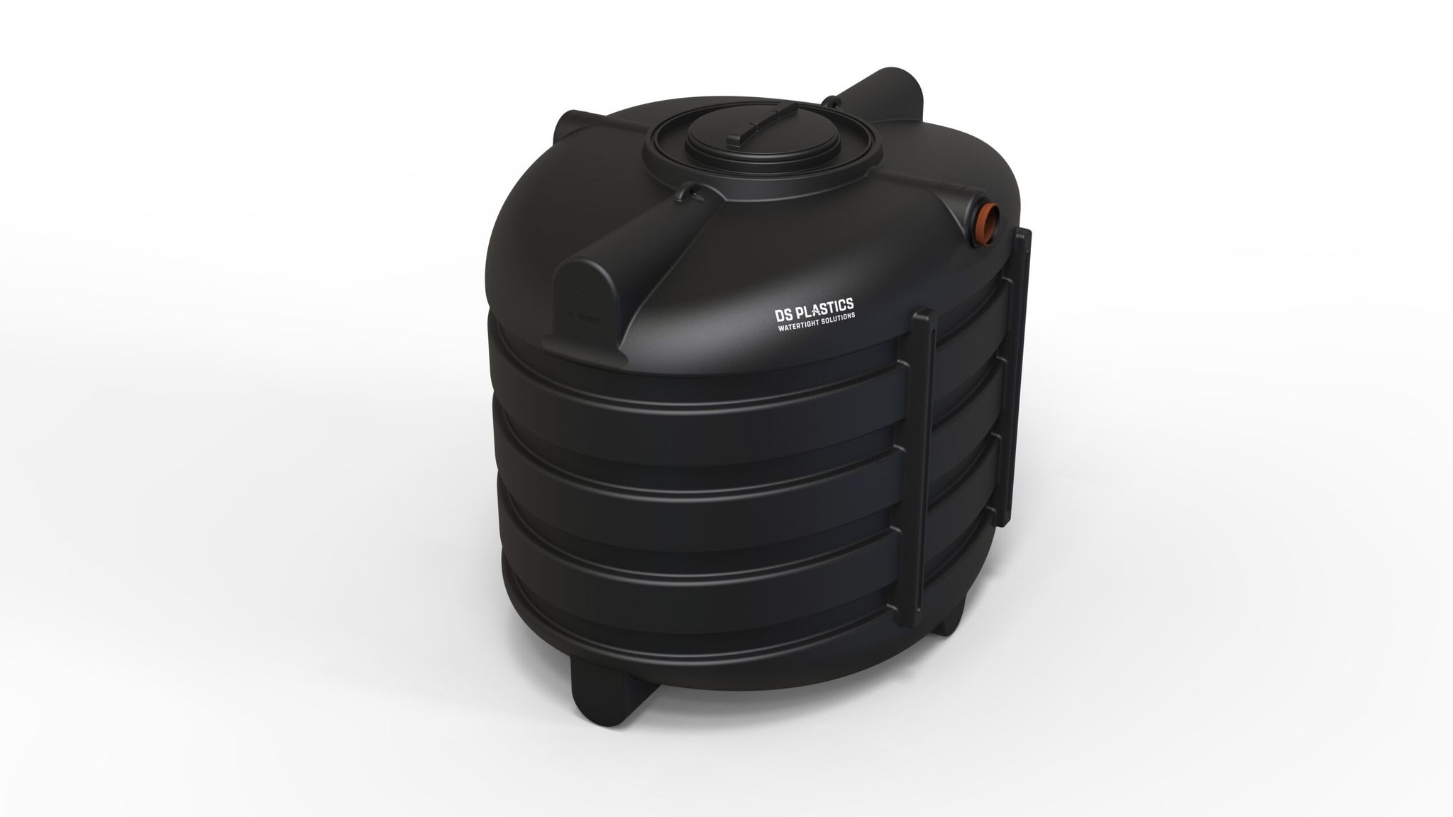 Fosse Septique Ronde 3300 Litres Renforts Circulaires Ds Eau Pour 7 Personnes
