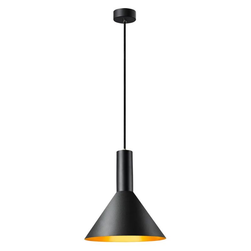 Slv - Suspensions Phelia 25 Suspension Intérieure Ø 275 Cm Noir/doré E27 23w Max 1002949