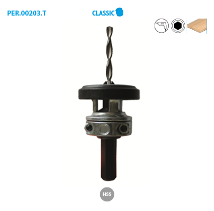 Foret Avec Fraisoir 90° Bois Classic Ø 3,6mm