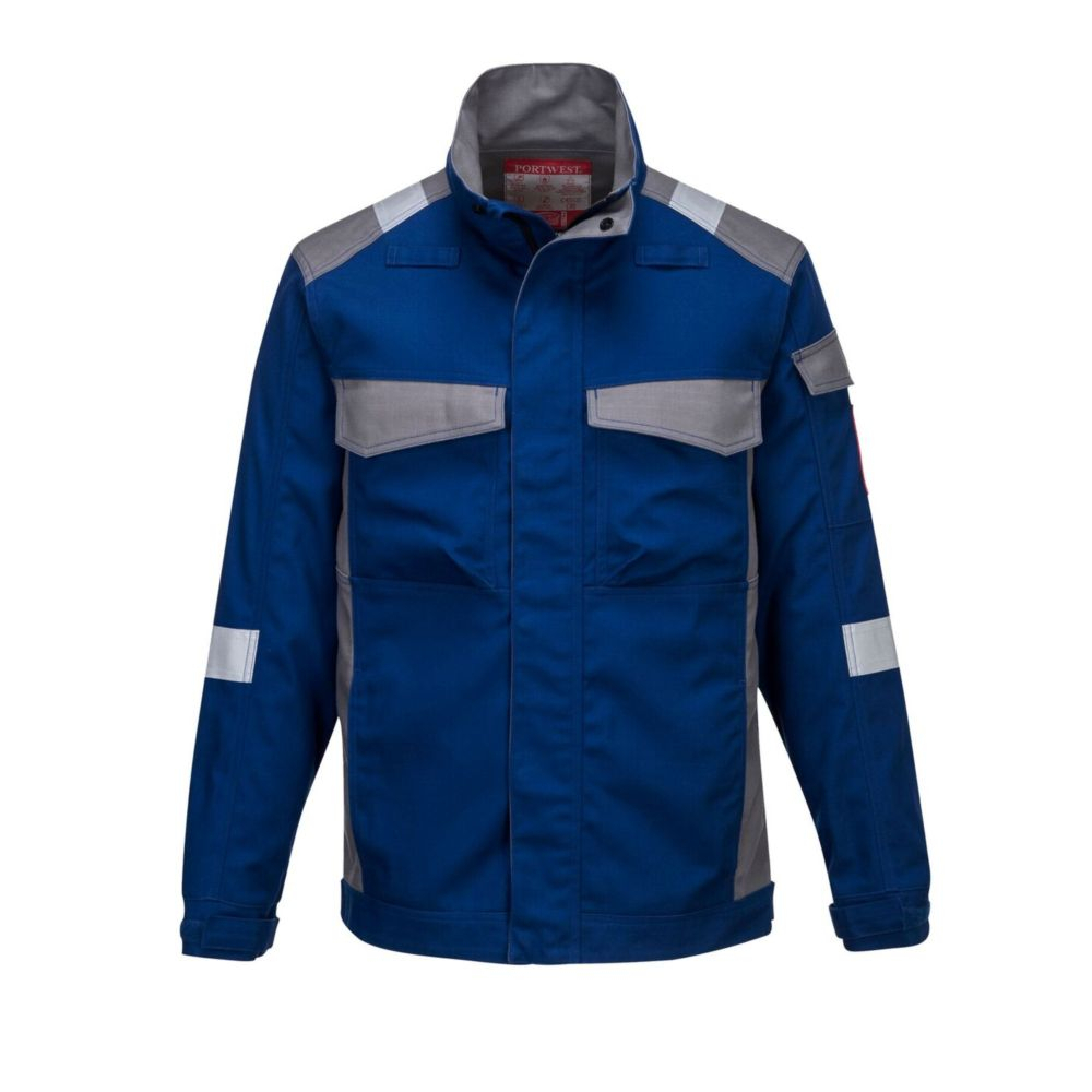 Veste De Sécurité Portwest Bizflame Ultra Bicolore Bleu Royal L