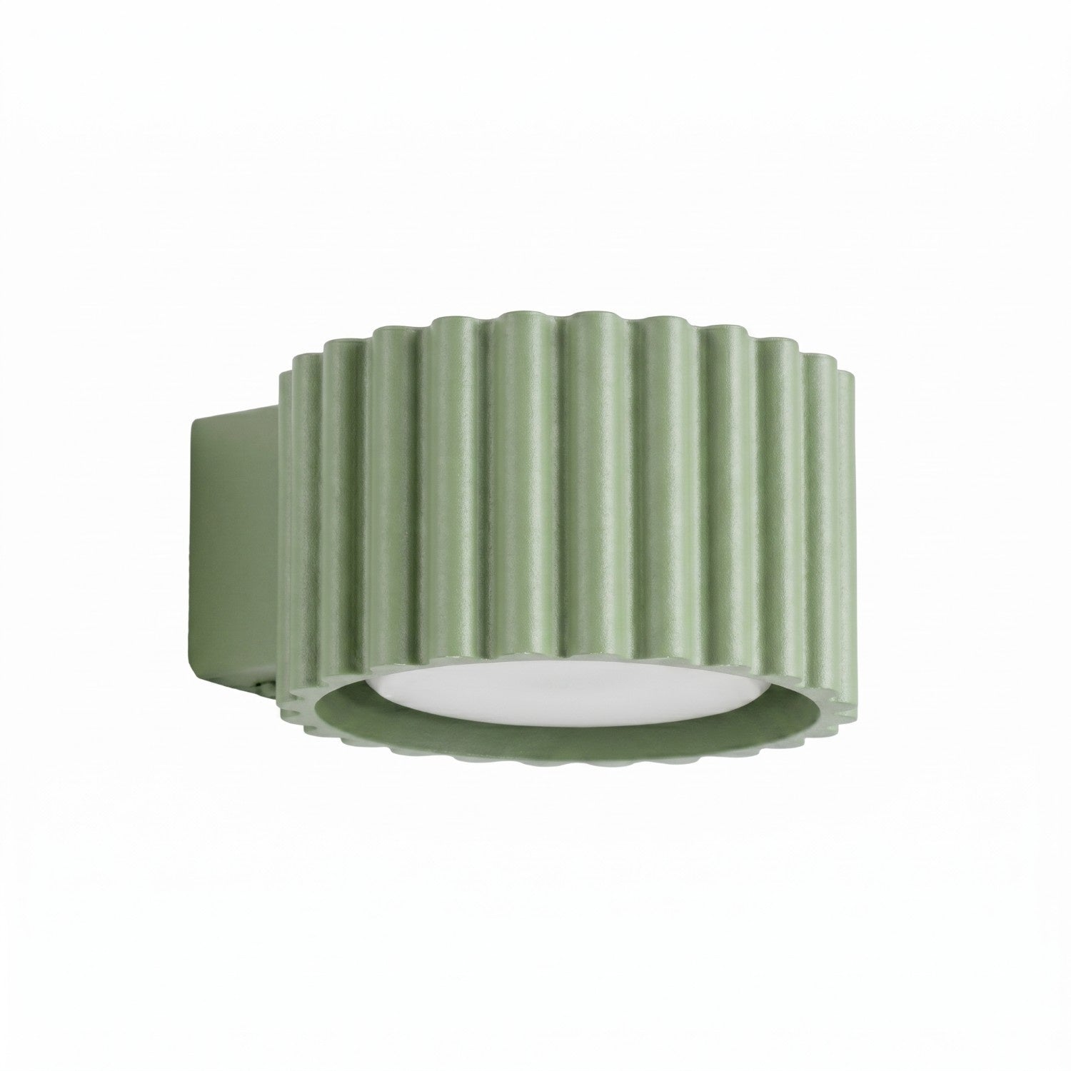 Applique Murale Moderne Ronde Rainurée 1xgx53 10w Aura Sollux Lighting