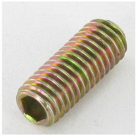 Vis Métaux Sans Tête Six Pans Creux (sthc) Clé De 3 Hc3 M6x20 Bout Cuvette Bichromaté-1 Piece