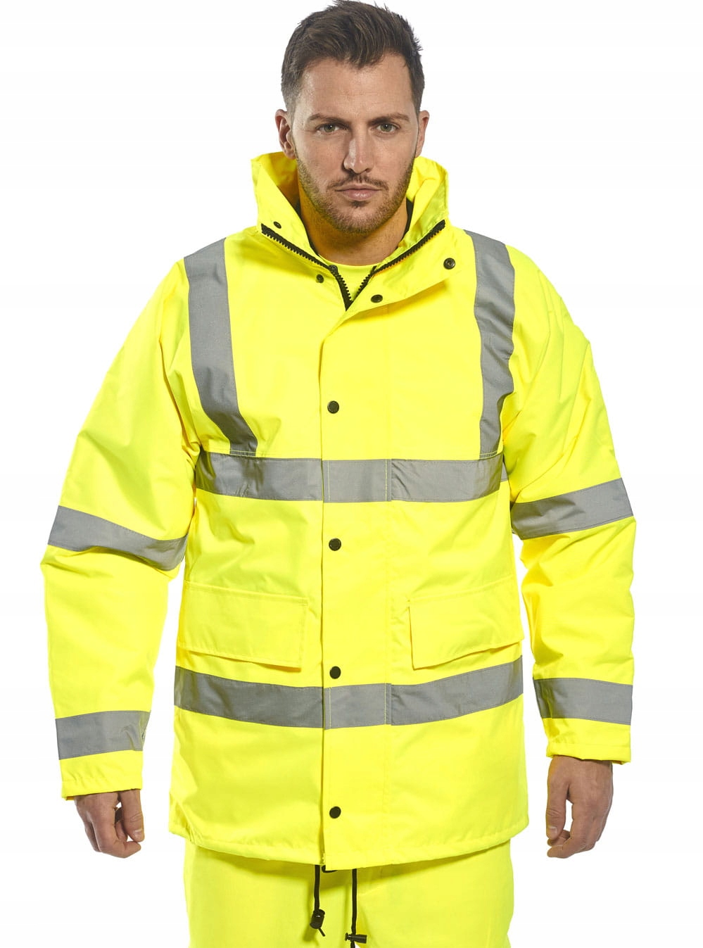 Parka Haute Visibilité Matelassée Portwest Traffic Jaune M
