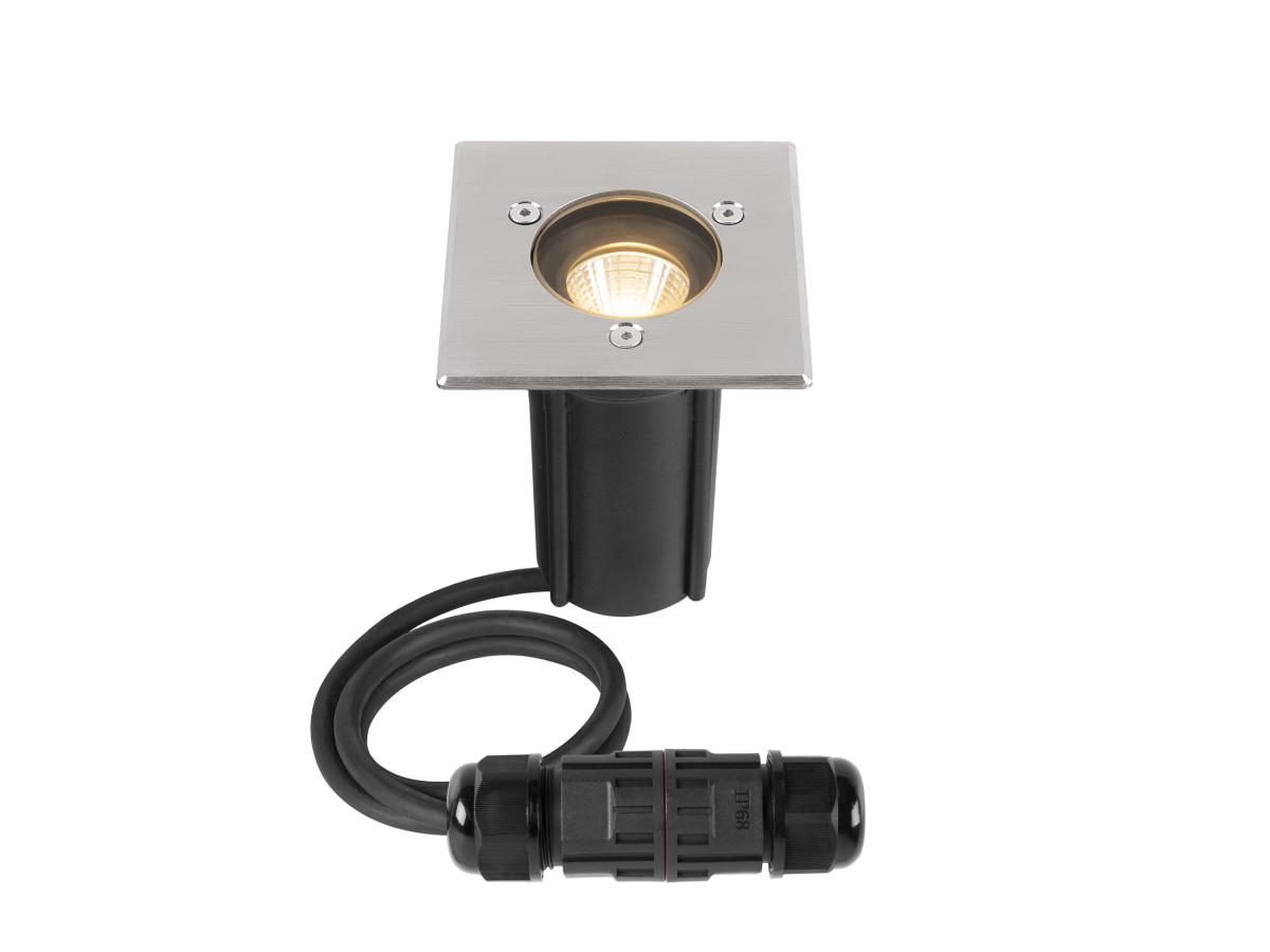 Encastré De Sol Dasar® S Carré 4w 3000k 24° Ip67 Cylindrique Gris - Slv - 1007681