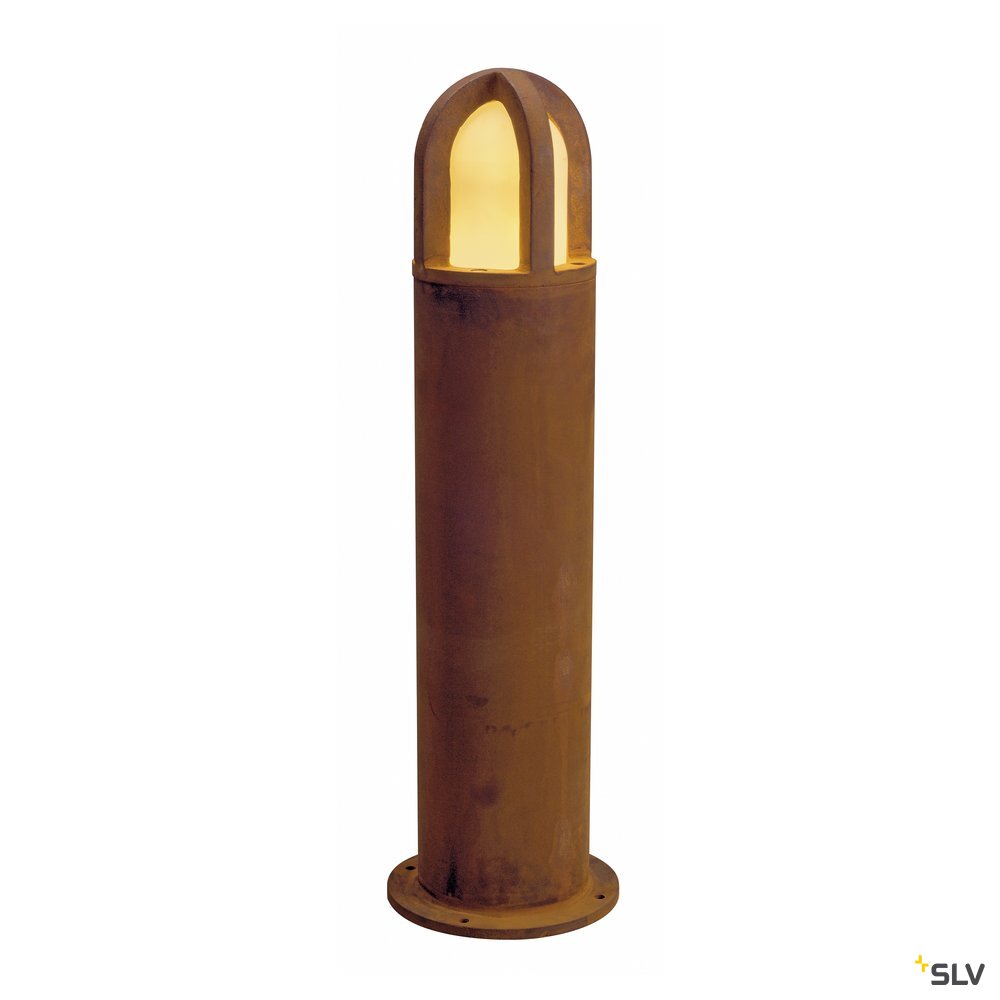 Borne Extérieure Rusty® Cone 70 Fonte Rouillée E27 11w Max Ip54 Bord Mer - Slv - 229432