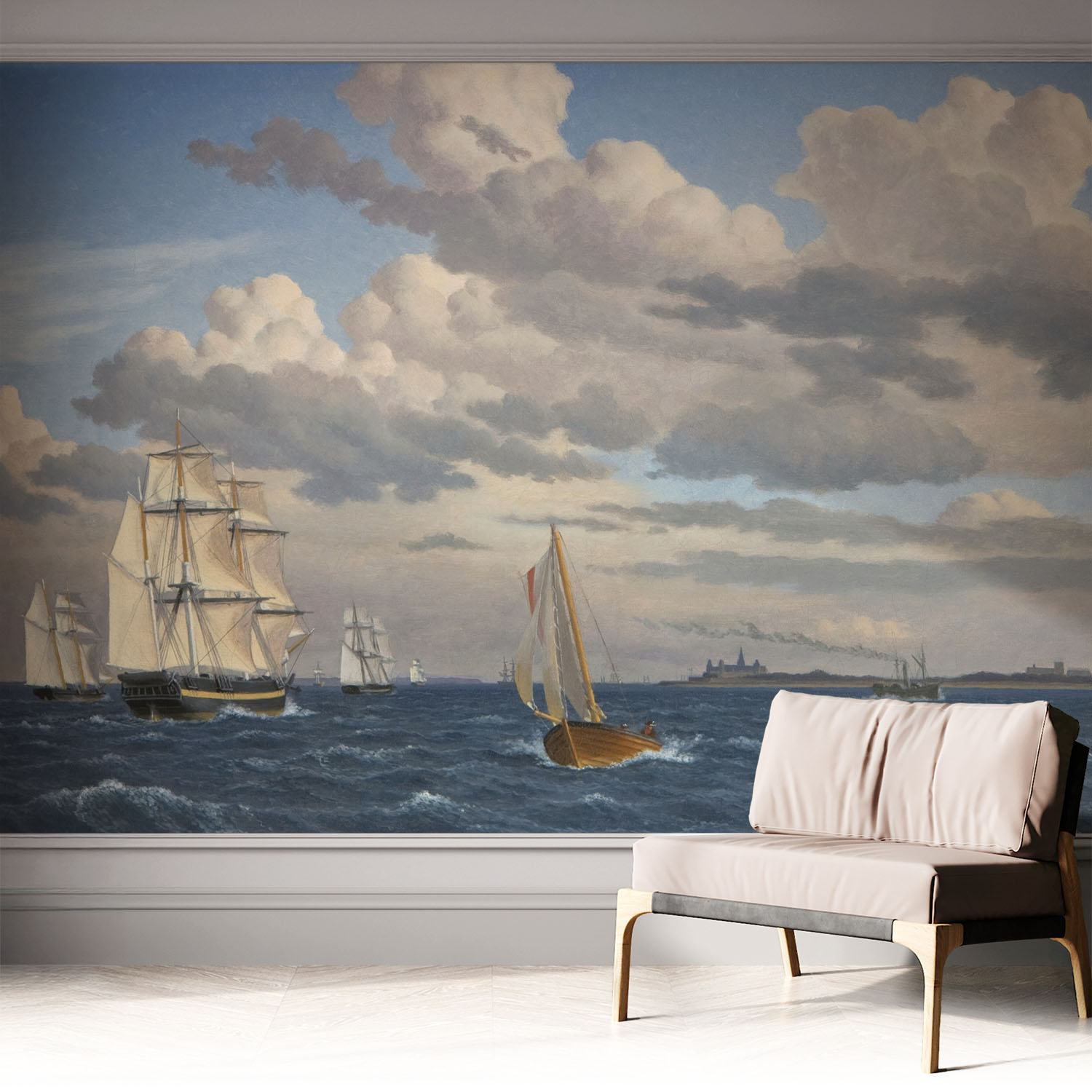 Papier Peint Adhésif Décoratif Avec Colle Pour Salon Chambre Et Bureau Installation Rapide Aventure En Mer 312x219 Cm
