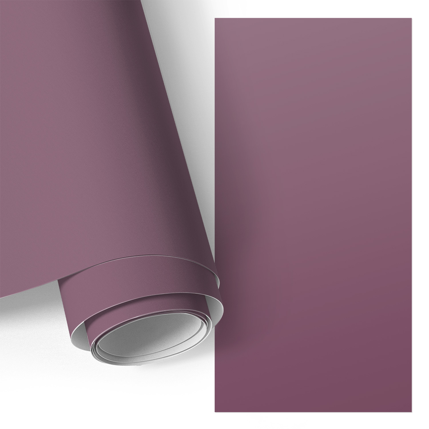 Film Auto-adhésif - Adhésif Décoratif - Imperméable - Pour Meubles - Pour Armoires Couleur Pourpre 65x130 Cm