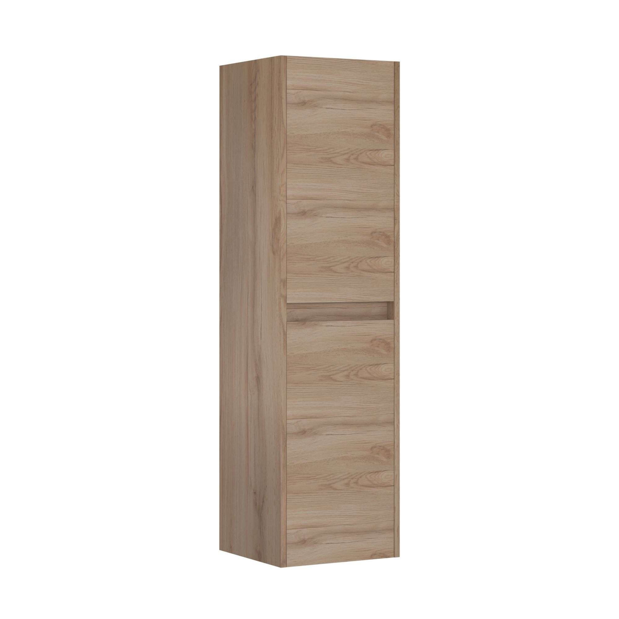 Armoire De Salle De Bain "side 40" - 40 X 27 X 138 Cm - Oak