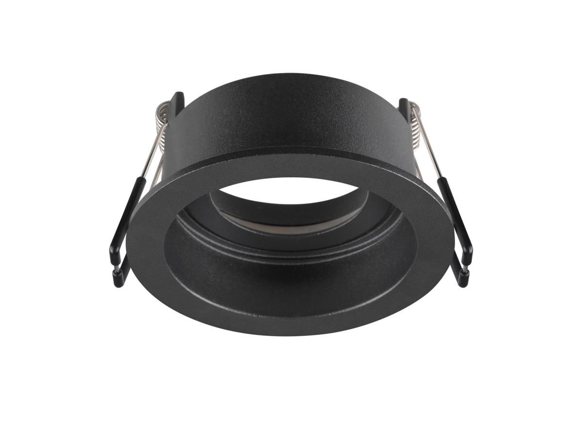 Collerette Spot Encastré New Tria® 68 Intérieur Rond Orientable Noir - Slv - 1007451