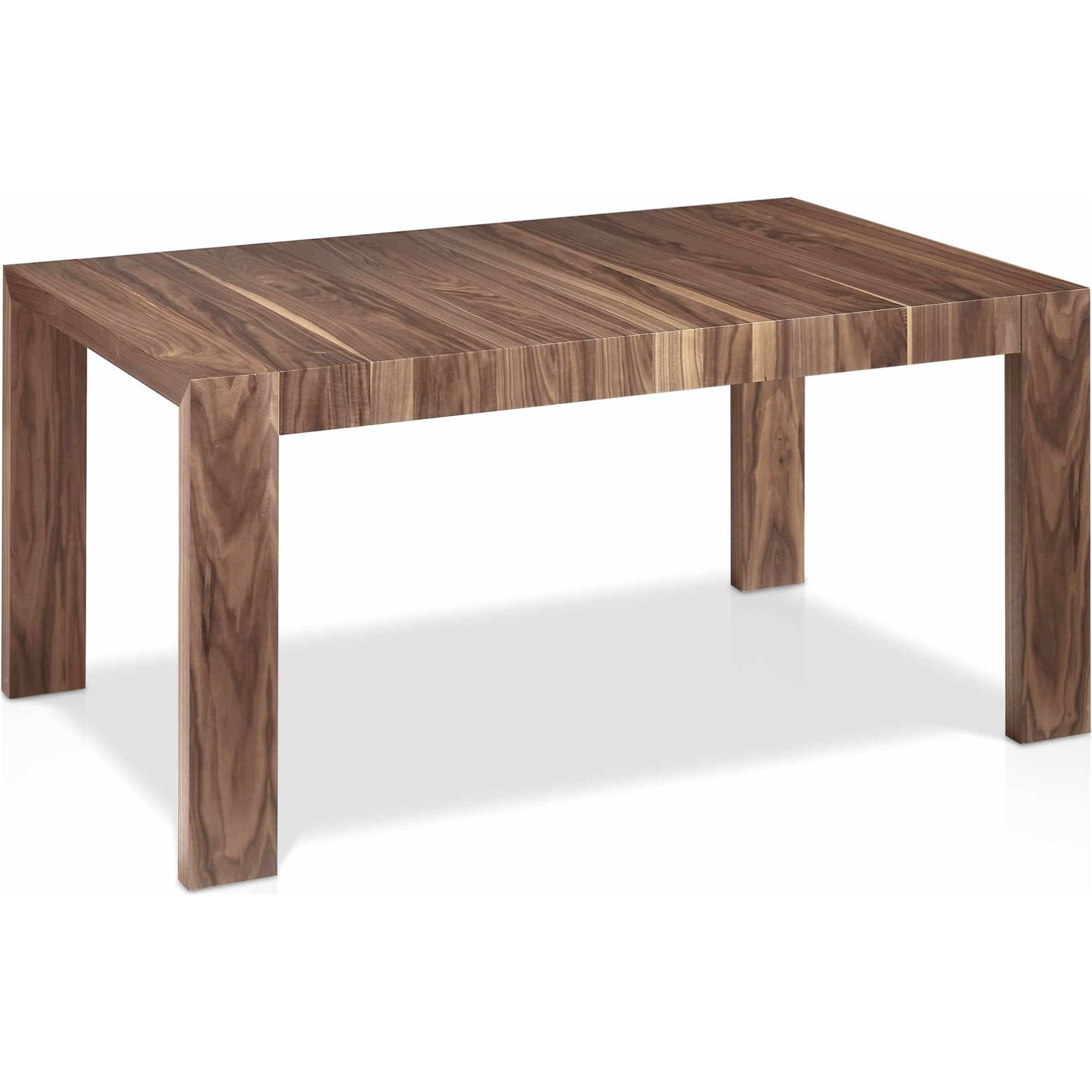 Table Bois Extensible 2 Pans - Marron