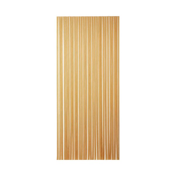 Rideau De Porte En Lanières Pvc Brun Beige 100x220 - Pour Espaces Intérieurs - Isolation Thermique Et Acoustique - Facile À Installer - Morel