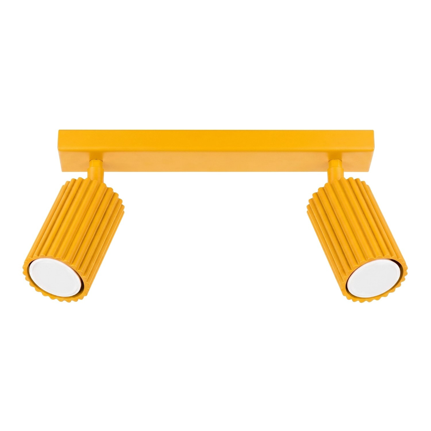 Plafonniers Karbon Aluminium Jaune 1xgu10 30cm Sollux