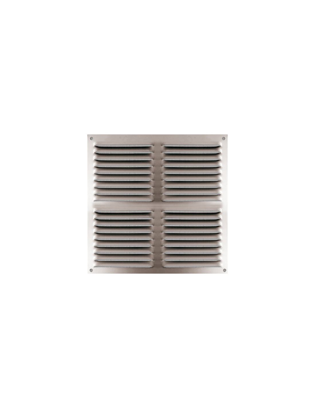 Grille 300 X 300 Mm Alu Anodisã© Avec Moustiquaire - Quinoa Residentiel
