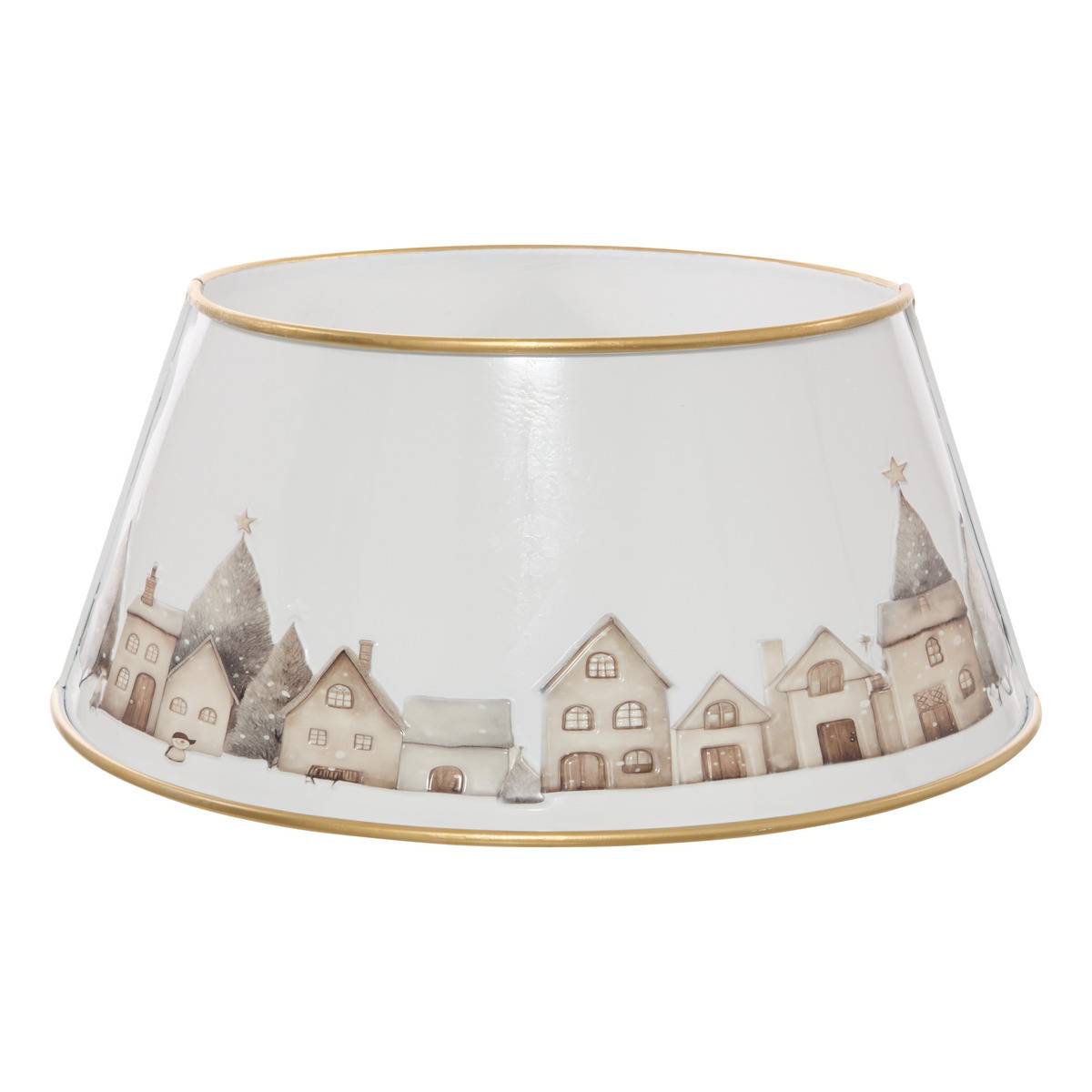 Pied De Sapin Village En Métal D. 56 Cm - Feeric Lights & Christmas