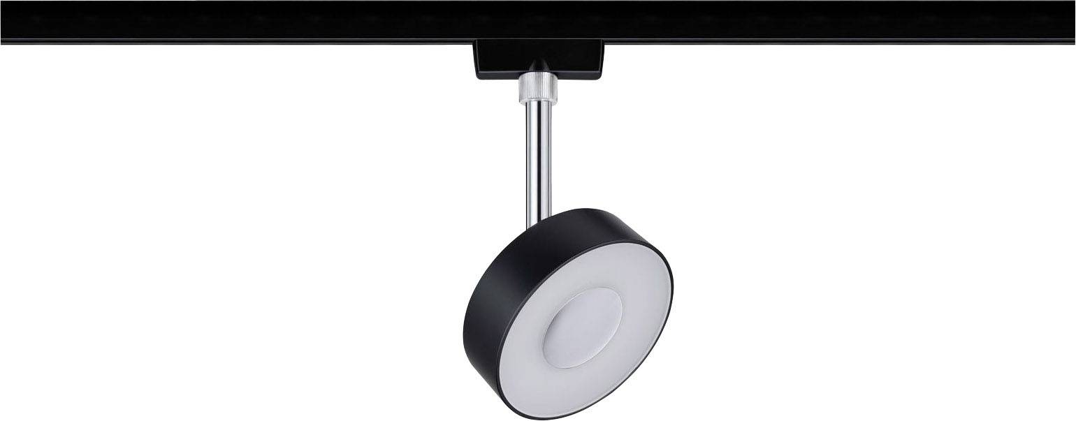 Luminaire Sur Rail Haute Tension Urail Led Intégrée 5 W Led Noir (mat), Chrome - Paulmann