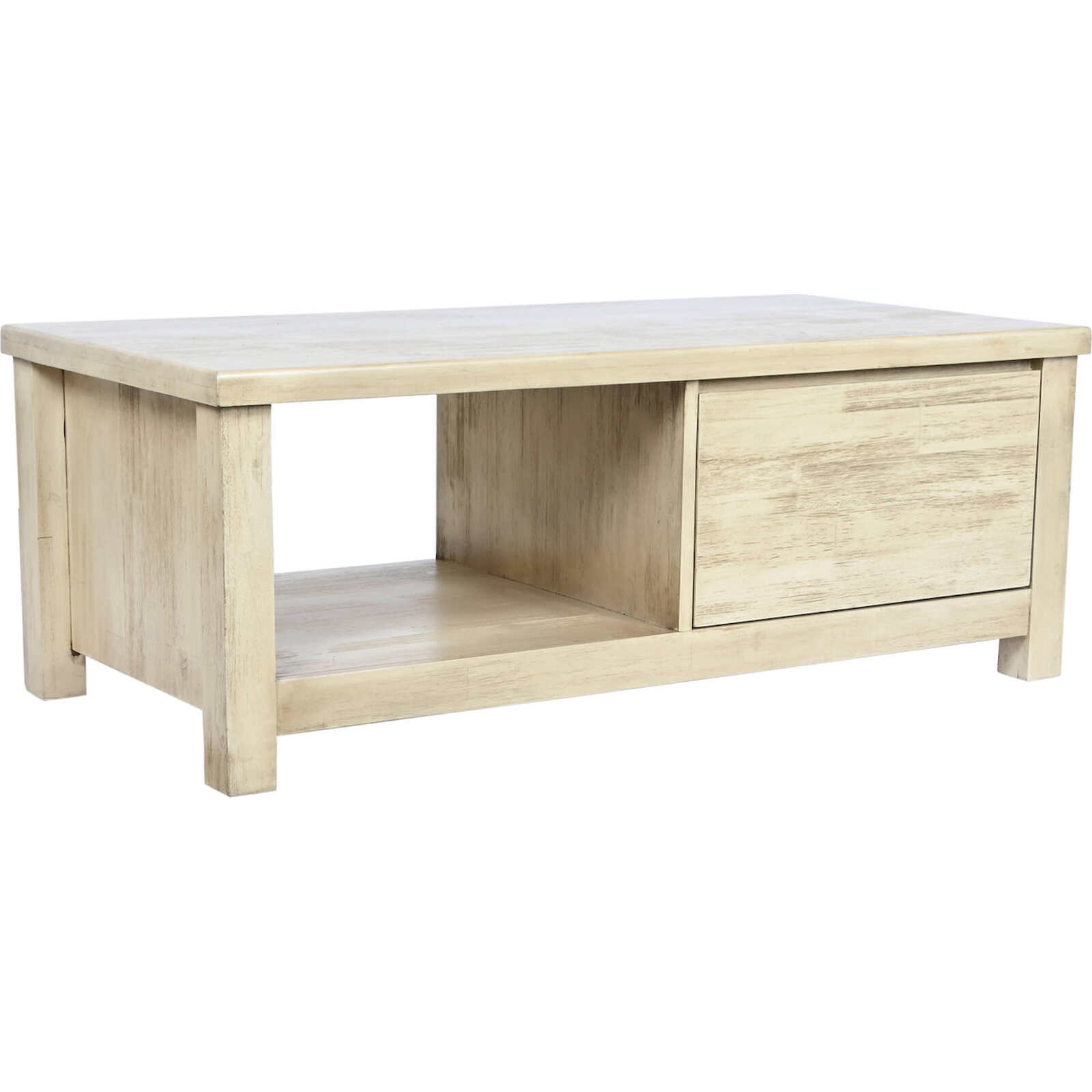 Table Basse Chic En Acacia Pour Salon Élégant - Teinte Bois Naturel Épurée