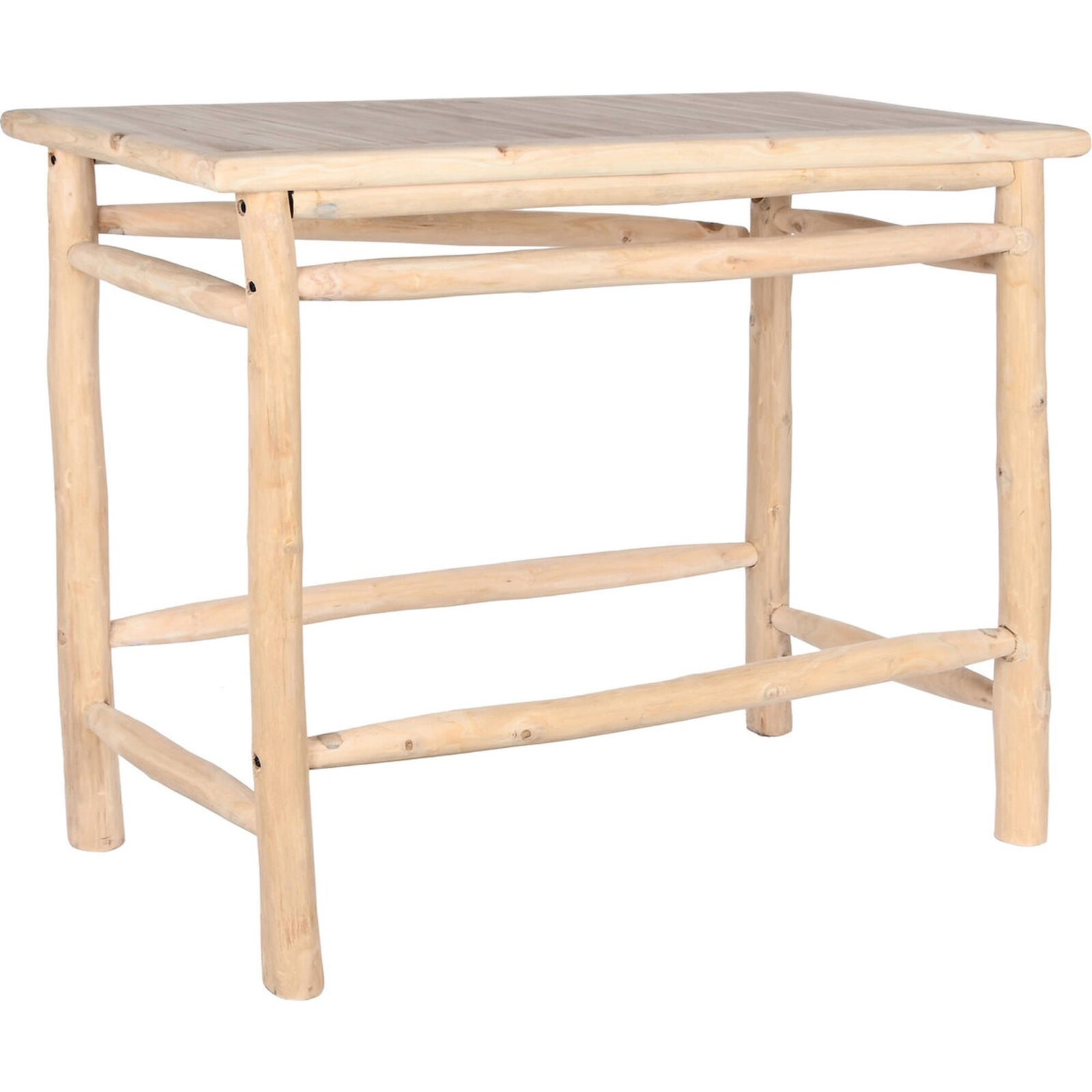 Table D'Appoint En Teck Pour Décor Cosy Et Raffiné - Teck Naturel Authentique