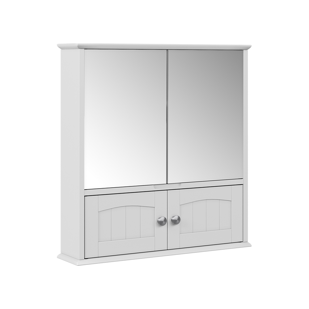 Armoire De Toilette Bianco, Blanc, 56x58cm, Vicco
