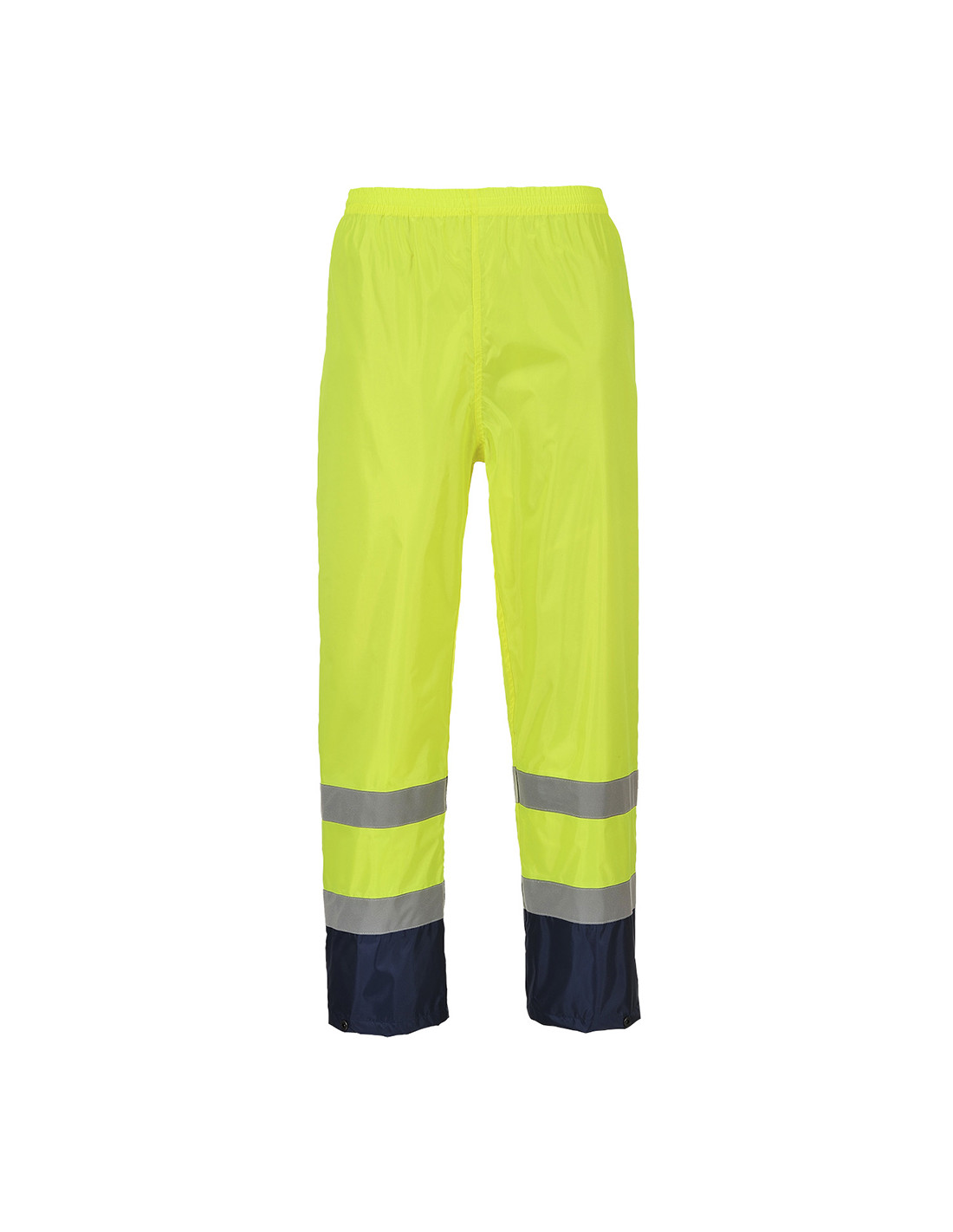 Pantalon De Pluie Haute Visibilité Portwest Bicolore Jaune / Marine S