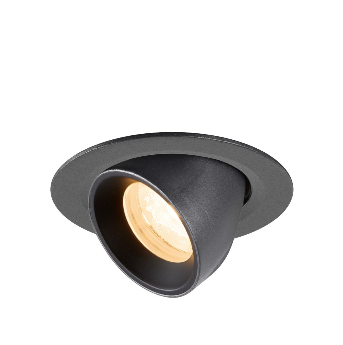 Spot Encastré Numinos® Gimble Xs Intérieur 2700 K 40° Ip20 Rond Noir - Slv - 1010029