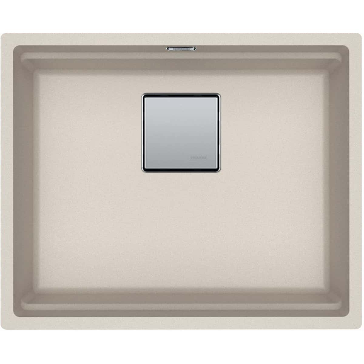 Franke - Evier Kubus 2.0 Fragranit+ Kng110-52 - Café Crème - Vidage: Manuel