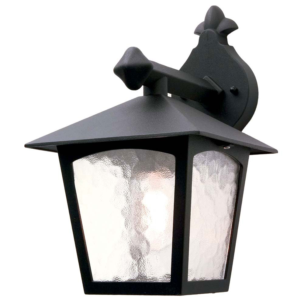Elstead - York - Lanterne Murale Extérieure À 1 Ampoule Noire Ip43, E27