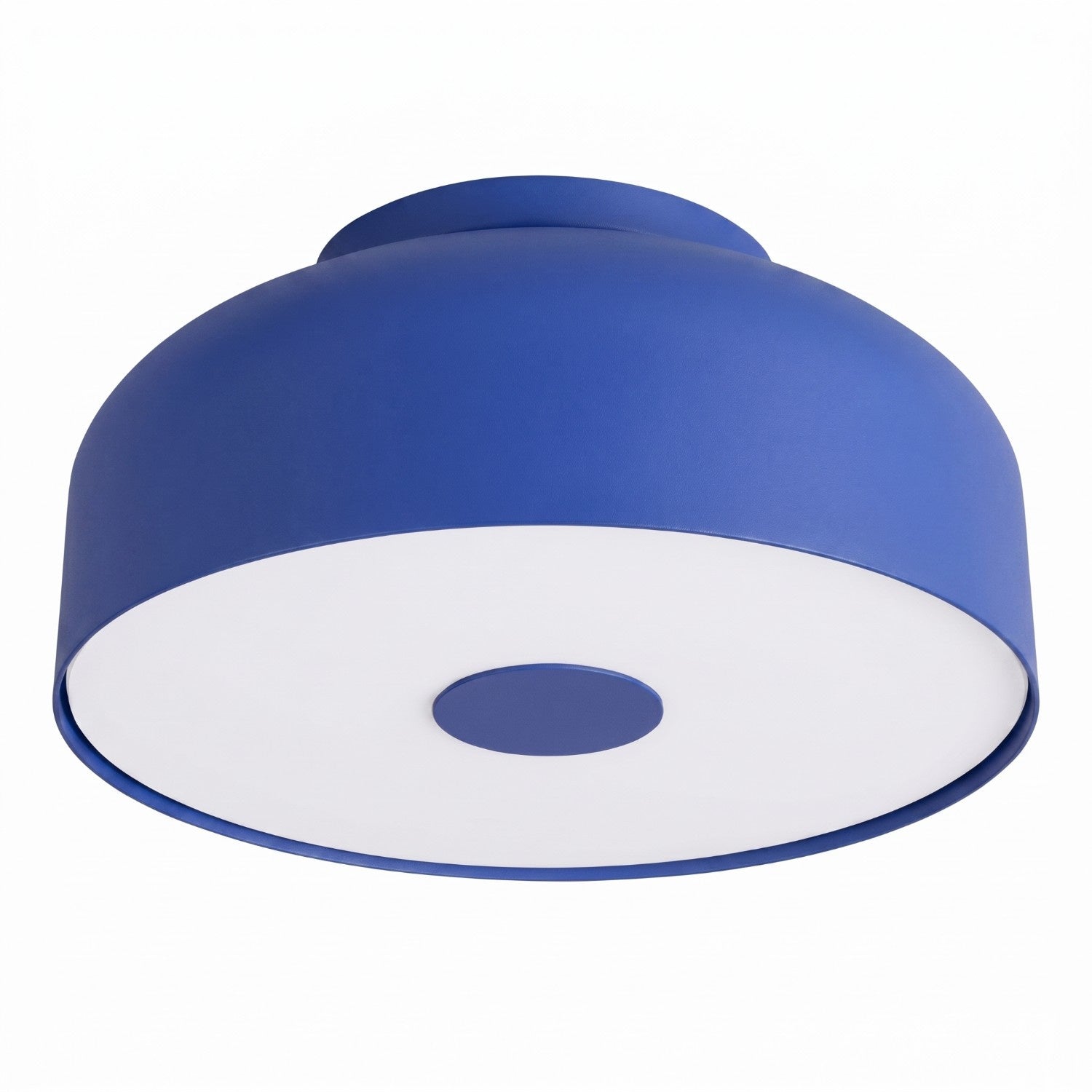 Plafonnier Rond Moderne Bleu Outremer 4xe27 15w Omiq Sollux Lighting