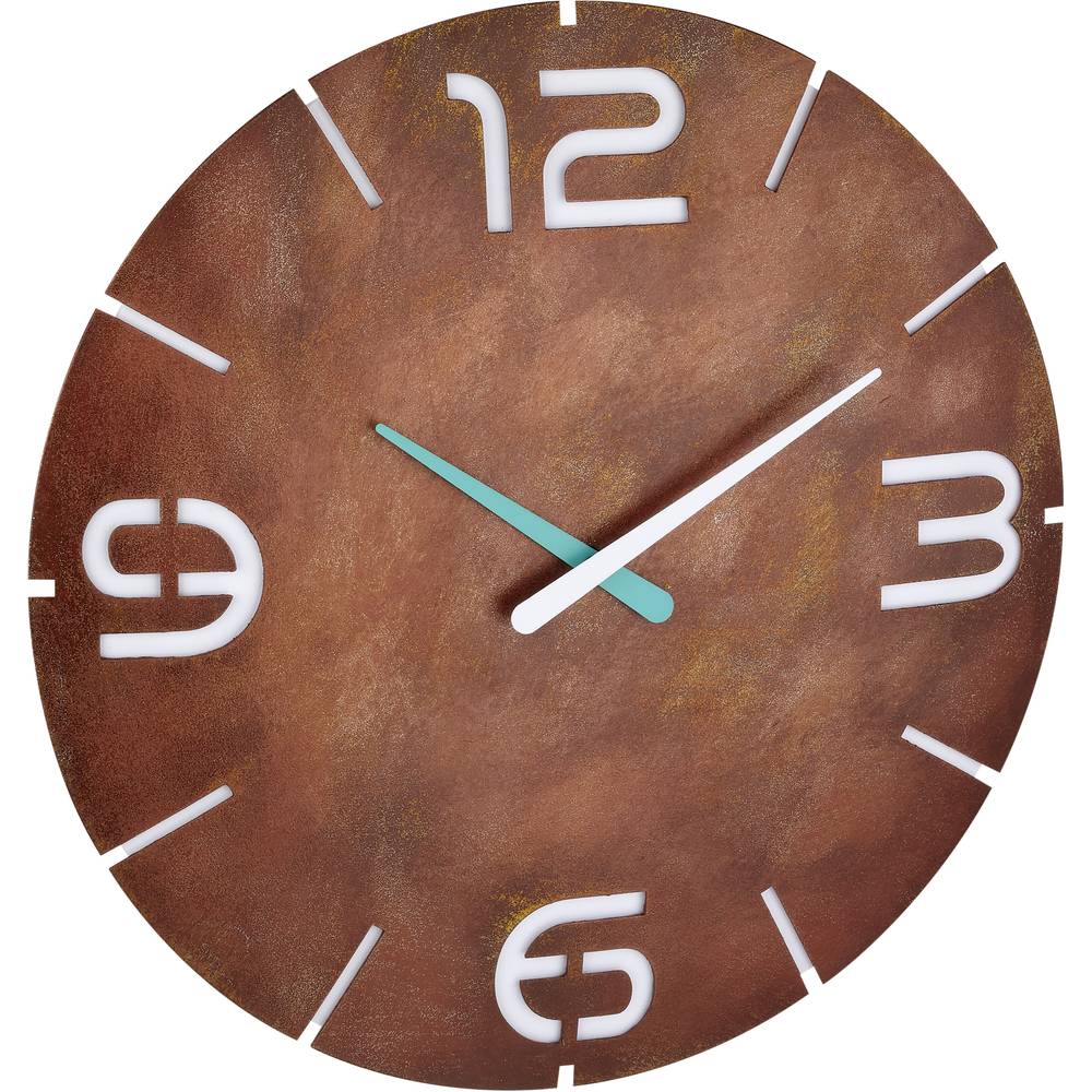 Tfa Dostmann - Horloge Murale 60.3536.08 Radiopiloté(e) 350 Mm X 35 Mm Rouille