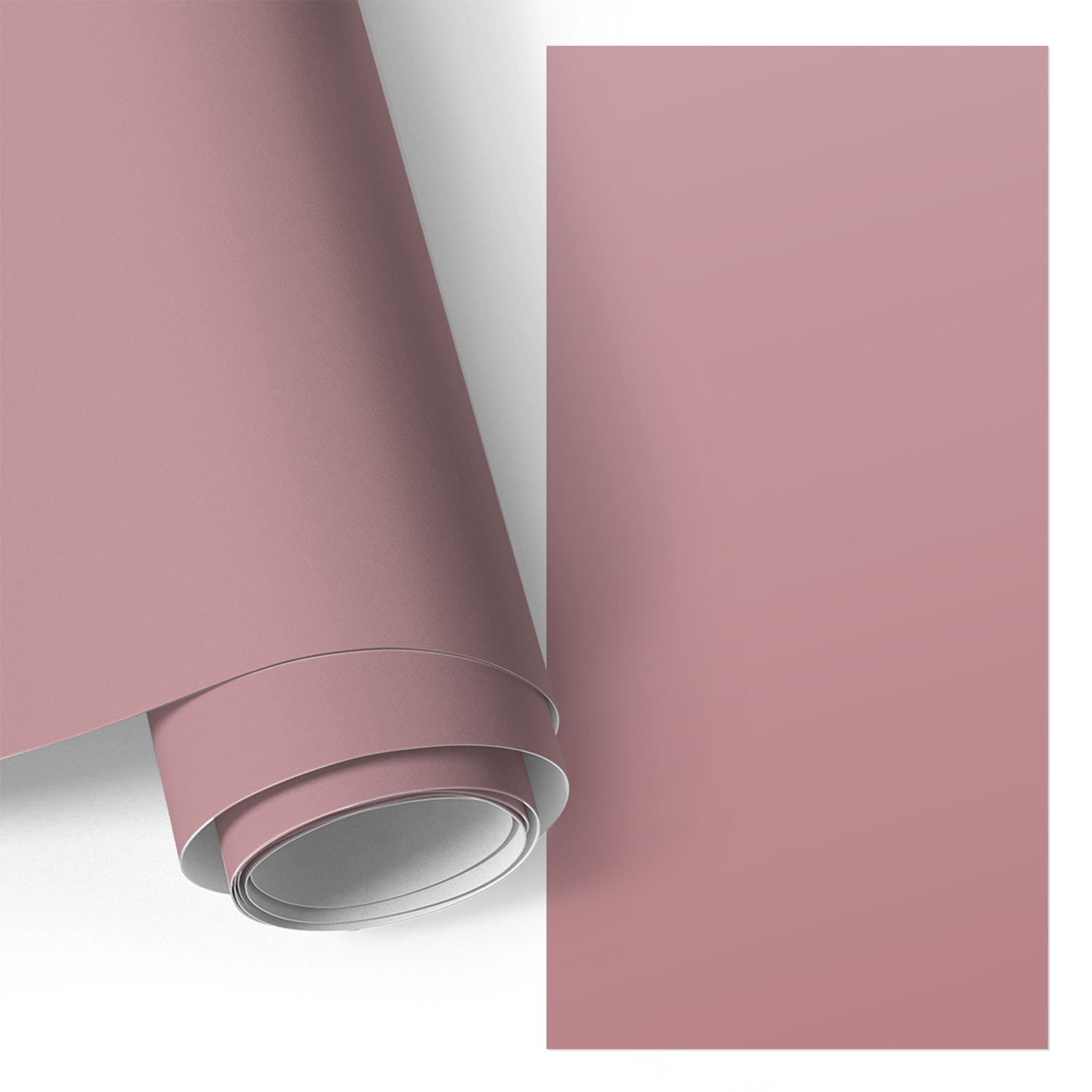Film Adhésif - Adhésif Décoratif - Rénovation Facile - Pour Meubles - Pour Table Rose Poudré 50x100 Cm