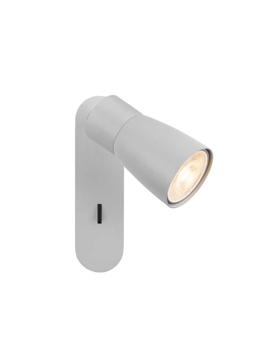 0 Dome Puri 2 Applique Et Plafonnier Cct Rectangulaire 6w Gu10 Gris - Slv - 1008307