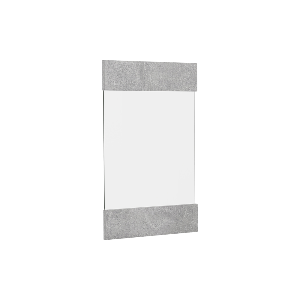 Façade De Cuisine R-line, Béton, 39.6x59cm Façade De Meuble Pour Meuble Mural Vitré, Vicco