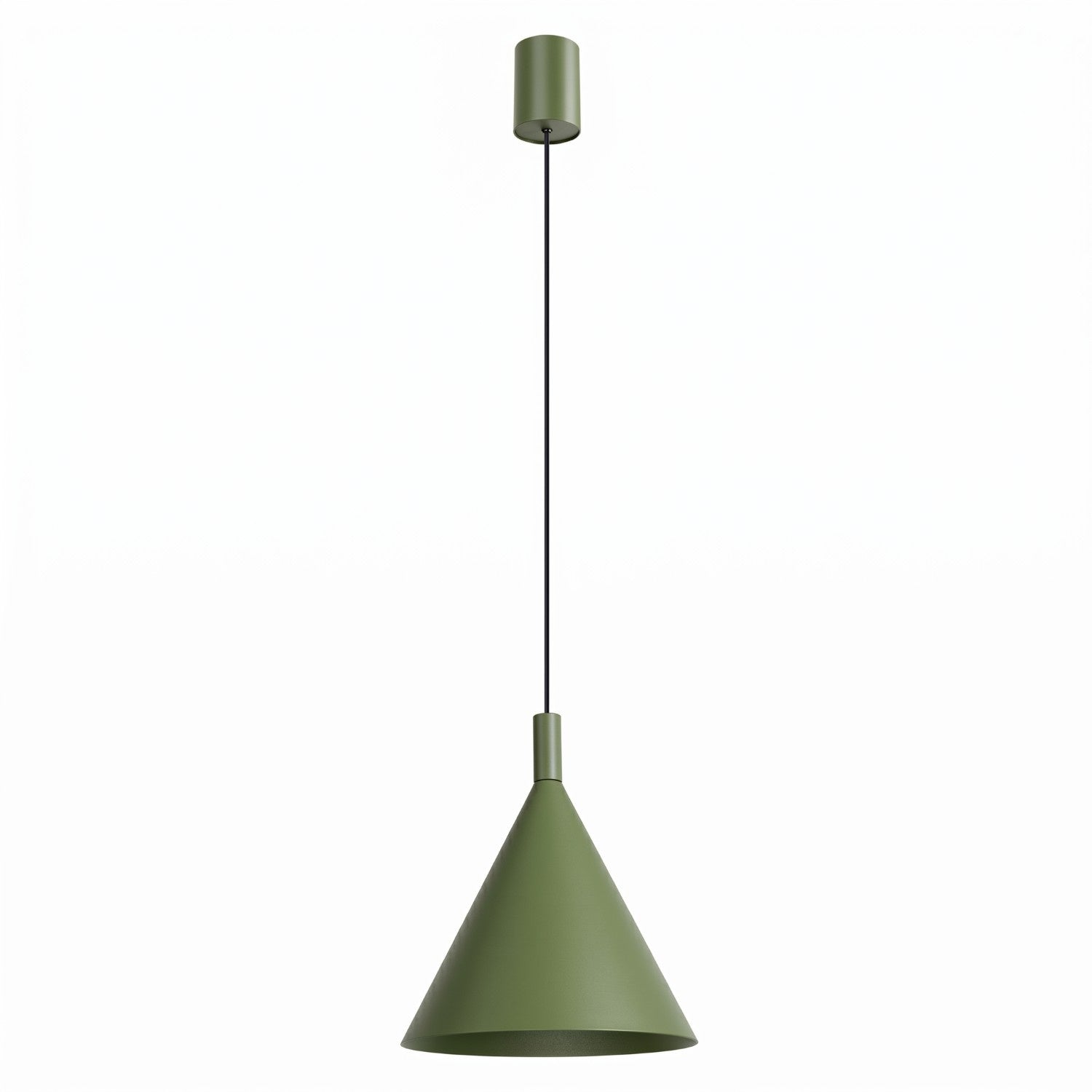 Lampes Suspendues Nox Acier Vert Olive 1xe27 24.5cm Sollux