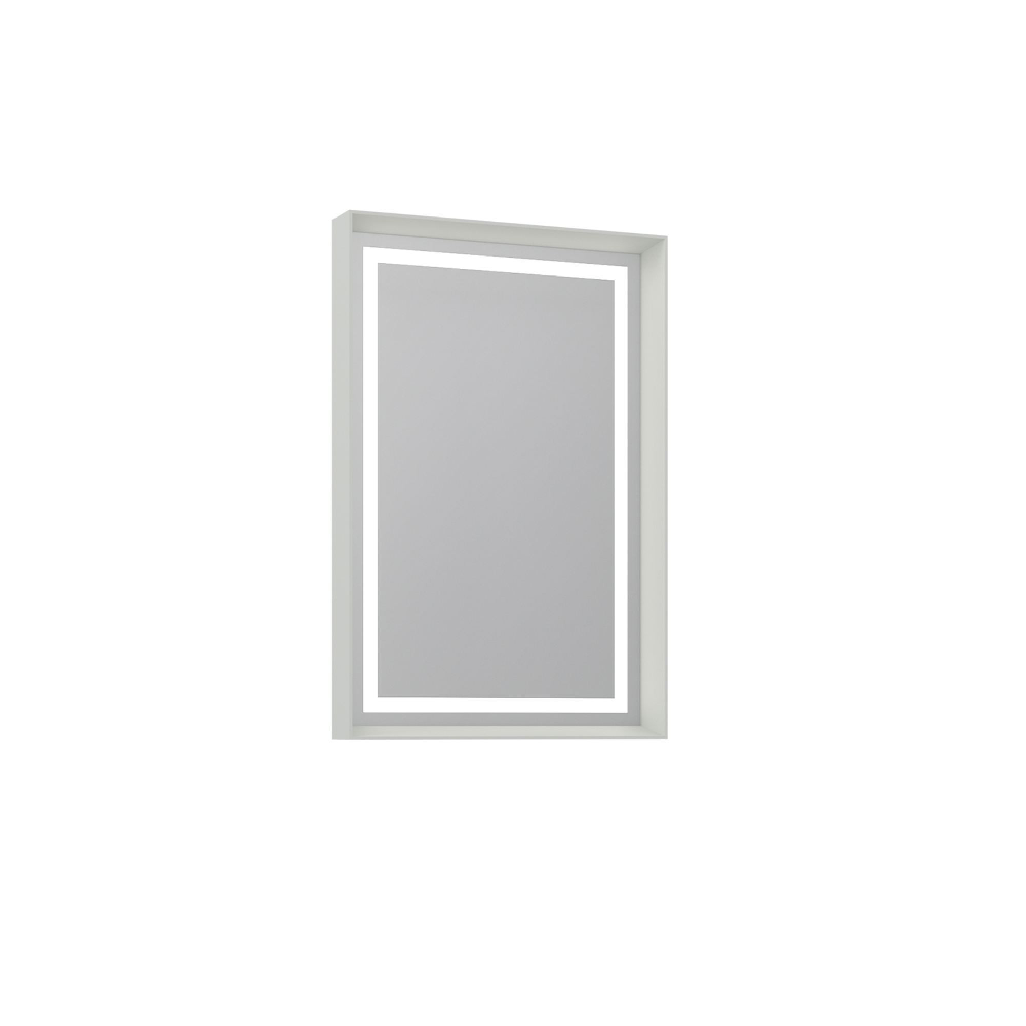 Miroir Décoratif En Bois "craft 60 X 90 V2" - 60 X 10 X 90 Cm - Matte Cashmere