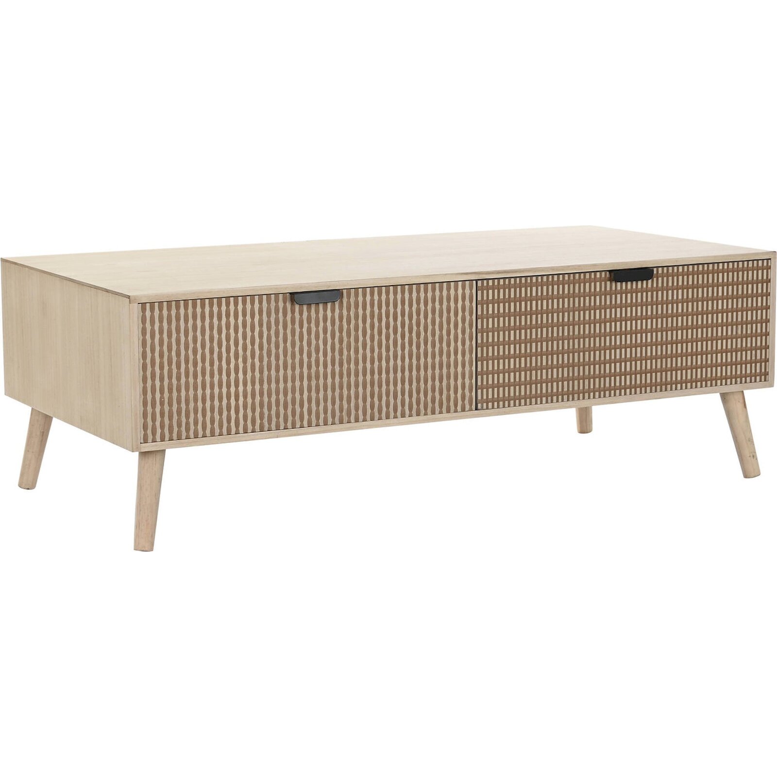 Table Basse Épicéa Marron Pour Salon Chaleureux - Marron De Style Épuré