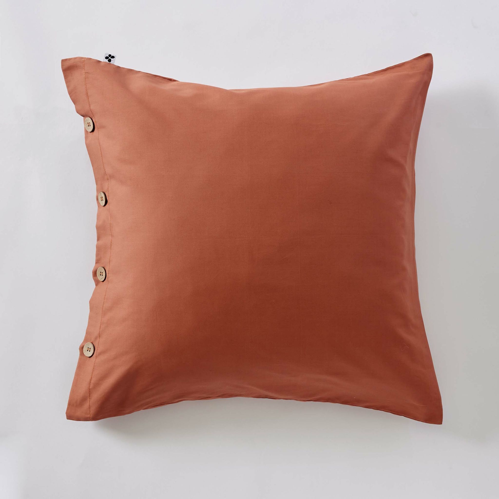 Taie D'oreiller 65 X 65 Cm Percale 120 Fils Tomette - Perrine