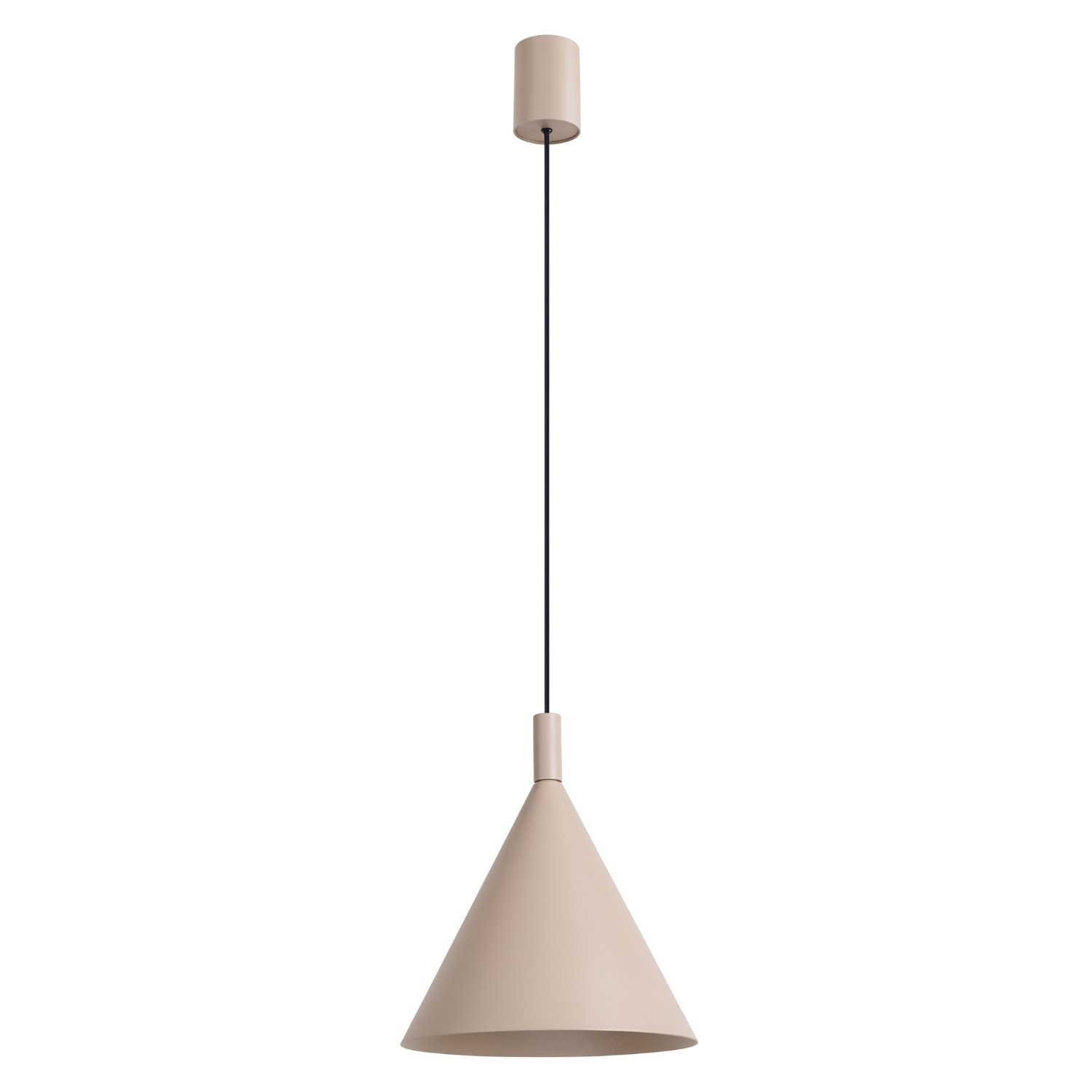 Suspensions Nox Acier Taupe 1xe27 24.5cm Sollux